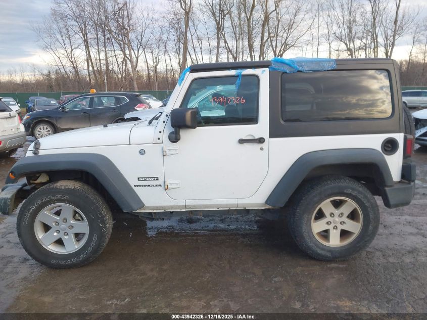 2016 Jeep Wrangler Sport VIN: 1C4AJWAG3GL284197 Lot: 43942326