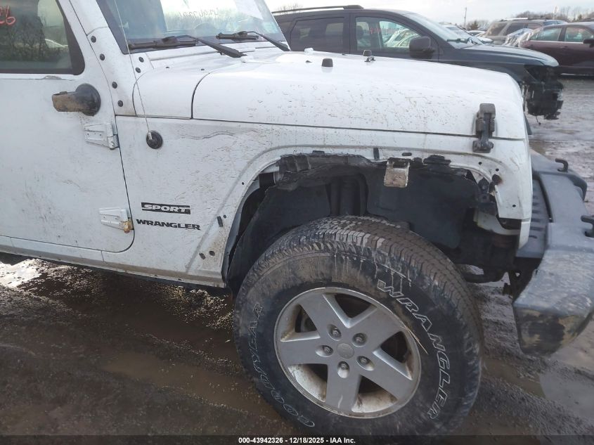 2016 Jeep Wrangler Sport VIN: 1C4AJWAG3GL284197 Lot: 43942326