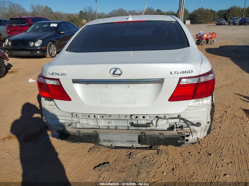 2008 Lexus Ls 460 VIN: JTHBL46F685072904 Lot: 43942328