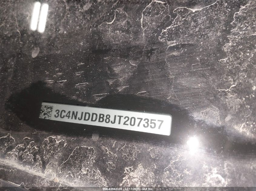 2018 Jeep Compass Trailhawk 4X4 VIN: 3C4NJDDB8JT207357 Lot: 43942339