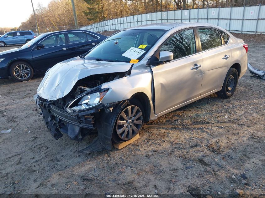 2017 Nissan Sentra Sv VIN: 3N1AB7AP6HY296925 Lot: 43942350