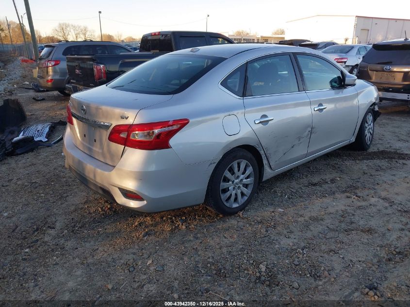 2017 Nissan Sentra Sv VIN: 3N1AB7AP6HY296925 Lot: 43942350