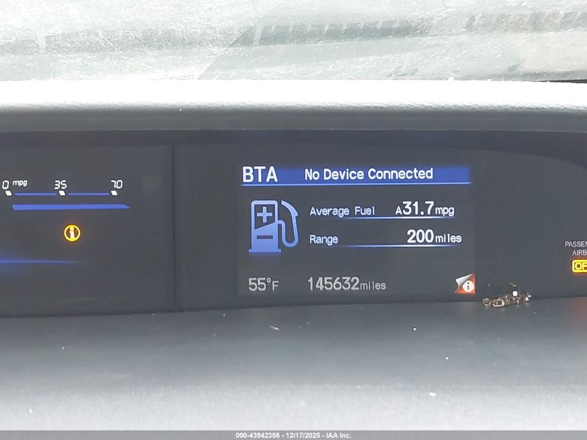 2013 Honda Civic Lx VIN: 19XFB2F50DE290577 Lot: 43942356