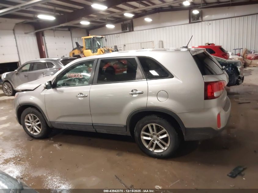 2015 Kia Sorento Lx VIN: 5XYKT3A60FG641964 Lot: 43942370