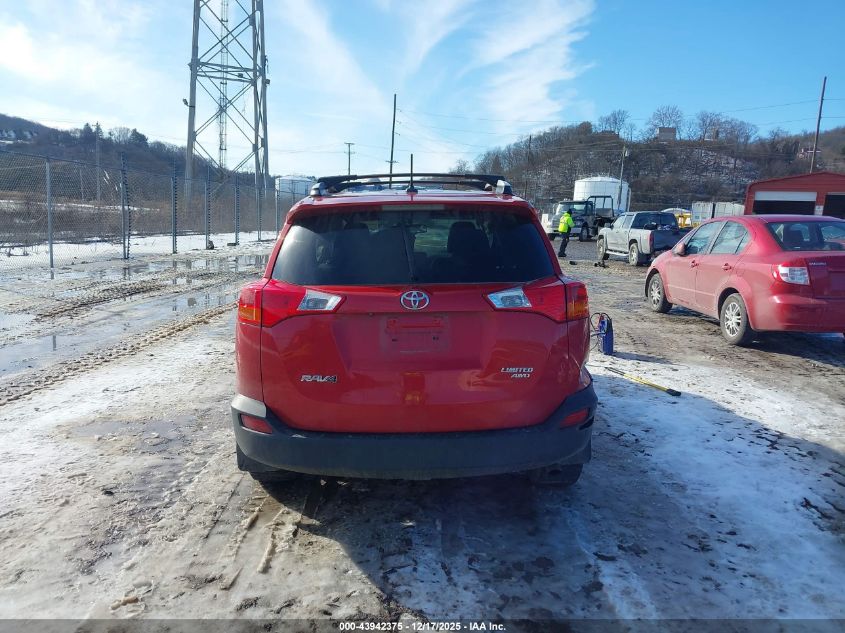 2013 Toyota Rav4 Limited VIN: 2T3DFREV7DW052610 Lot: 43942375