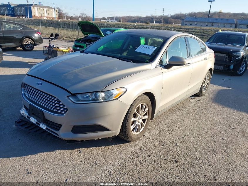 2016 Ford Fusion S VIN: 3FA6P0G78GR165593 Lot: 43942379