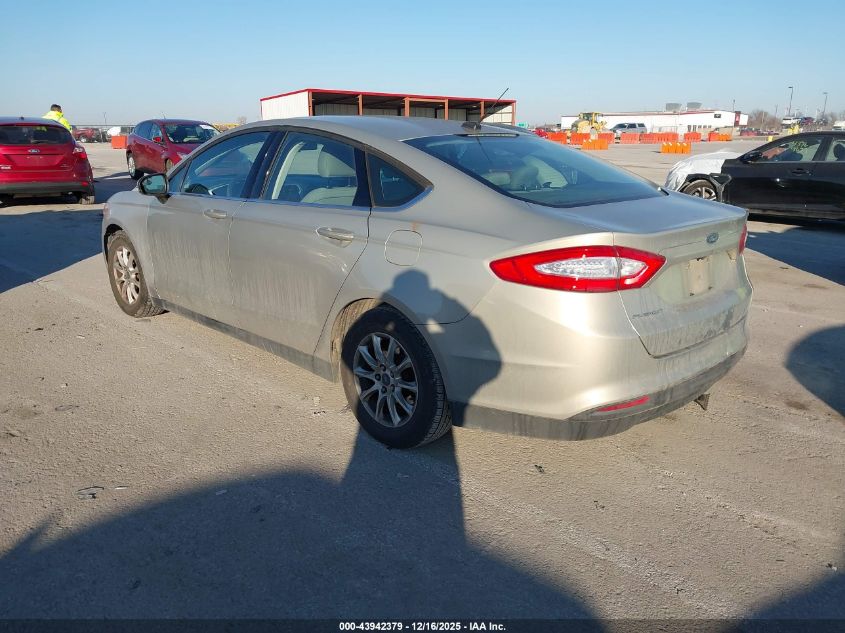 2016 Ford Fusion S VIN: 3FA6P0G78GR165593 Lot: 43942379