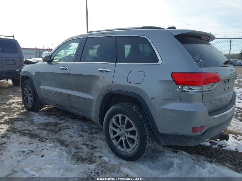 2015 Jeep Grand Cherokee Limited VIN: 1C4RJFBG2FC665071 Lot: 43942388