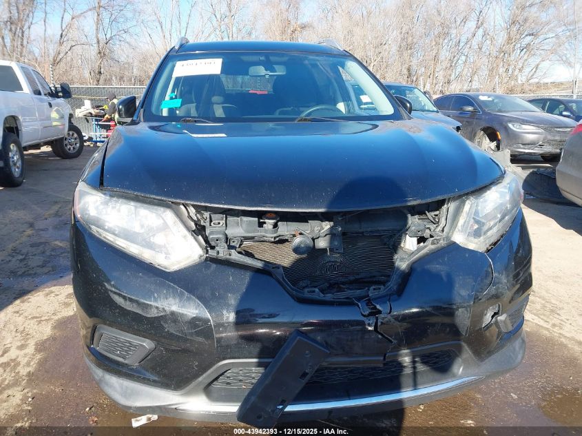 2016 Nissan Rogue Sl VIN: KNMAT2MV6GP737976 Lot: 43942393