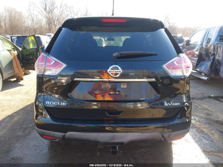 2016 Nissan Rogue Sl VIN: KNMAT2MV6GP737976 Lot: 43942393
