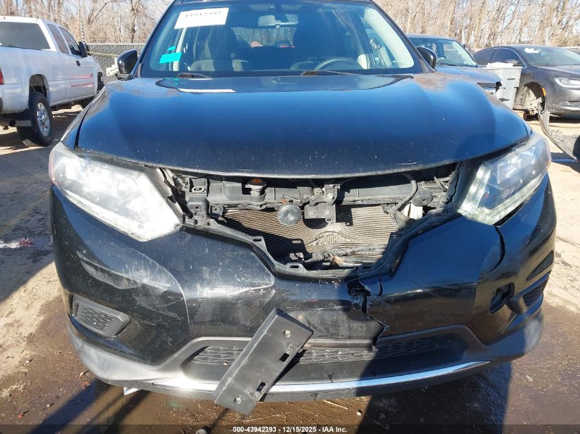 2016 Nissan Rogue Sl VIN: KNMAT2MV6GP737976 Lot: 43942393