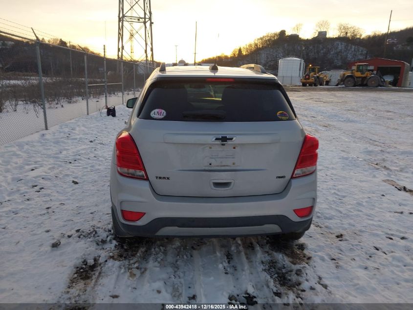 2019 Chevrolet Trax Lt VIN: 3GNCJPSB7KL260121 Lot: 43942418