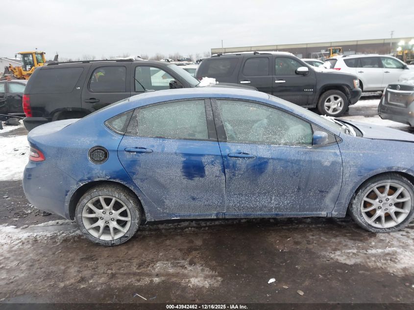 2013 Dodge Dart Sxt VIN: 1C3CDFBA4DD100907 Lot: 43942462