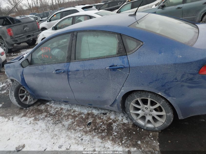 2013 Dodge Dart Sxt VIN: 1C3CDFBA4DD100907 Lot: 43942462