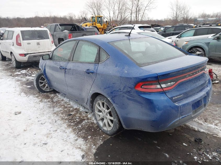 2013 Dodge Dart Sxt VIN: 1C3CDFBA4DD100907 Lot: 43942462