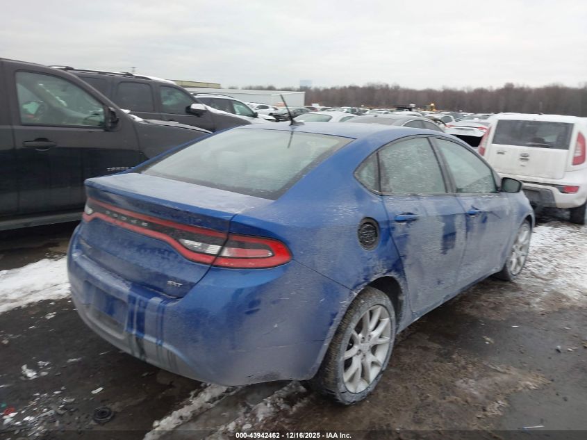 2013 Dodge Dart Sxt VIN: 1C3CDFBA4DD100907 Lot: 43942462