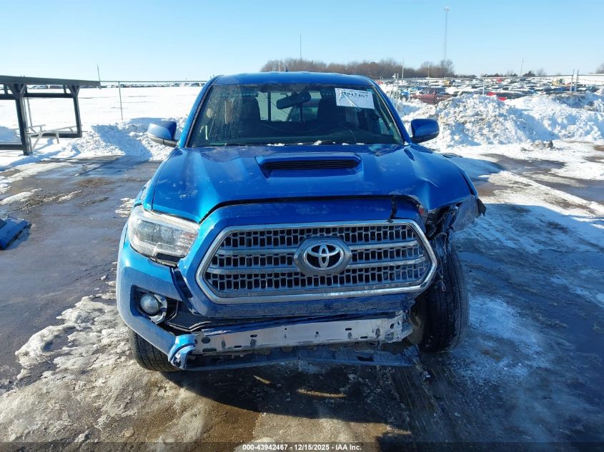 2017 Toyota Tacoma Trd Sport VIN: 5TFSZ5ANXHX063843 Lot: 43942467