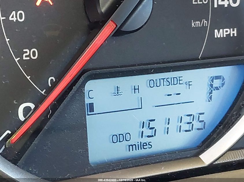 2014 Toyota Rav4 Le VIN: JTMBFREV5EJ009780 Lot: 43942480