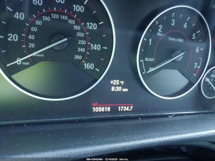 2014 BMW 328I xDrive VIN: WBA3B3C51EJ982006 Lot: 43942486