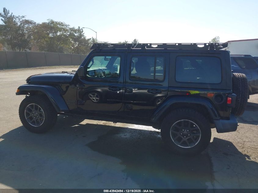 2021 Jeep Wrangler Unlimited 80Th Anniversary 4X4 VIN: 1C4HJXDN0MW738303 Lot: 43942494