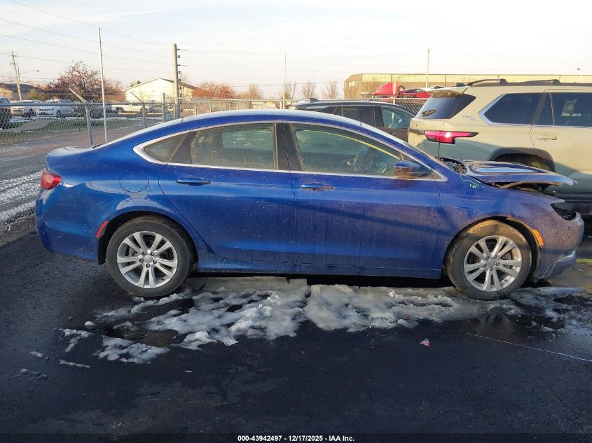 2015 Chrysler 200 Limited VIN: 1C3CCCAB5FN676806 Lot: 43942497