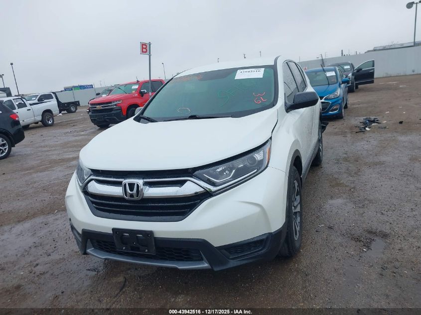2018 Honda Cr-V Lx VIN: 2HKRW5H30JH420220 Lot: 43942516
