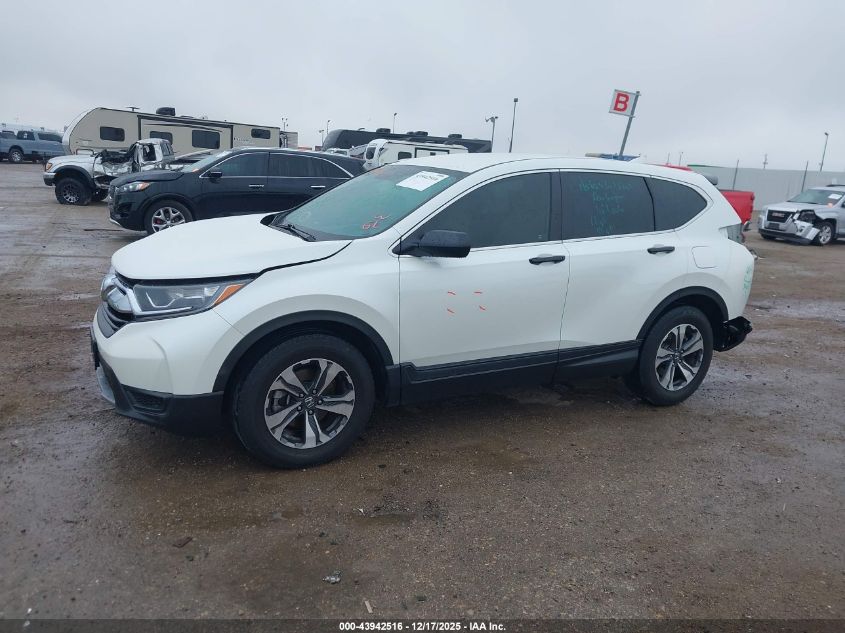 2018 Honda Cr-V Lx VIN: 2HKRW5H30JH420220 Lot: 43942516