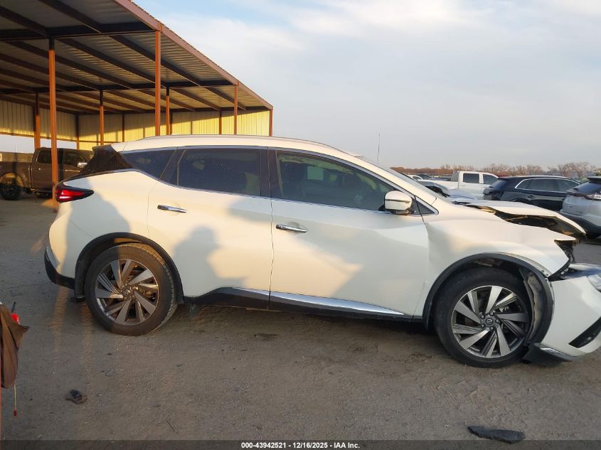 2020 Nissan Murano Sl Fwd VIN: 5N1AZ2CJ9LN127004 Lot: 43942521