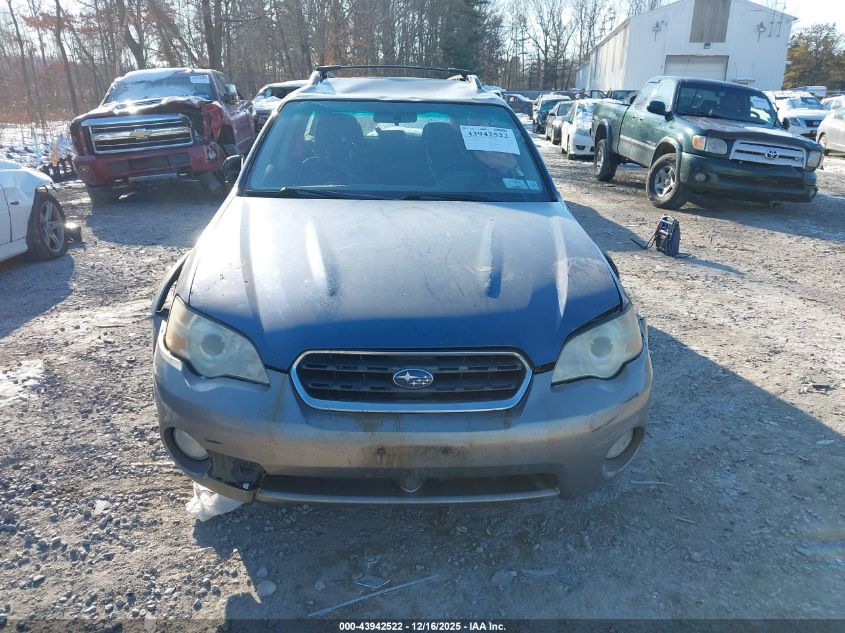 2006 Subaru Outback 2.5I VIN: 4S4BP61C267356008 Lot: 43942522
