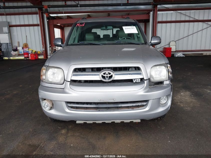 2007 Toyota Sequoia Limited V8 VIN: 5TDZT38A67S286098 Lot: 43942562