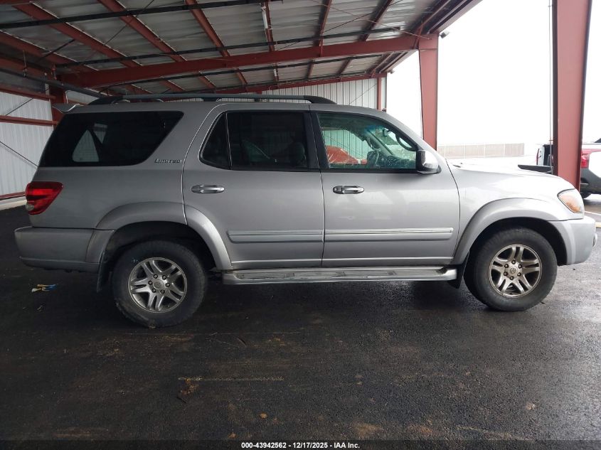 2007 Toyota Sequoia Limited V8 VIN: 5TDZT38A67S286098 Lot: 43942562