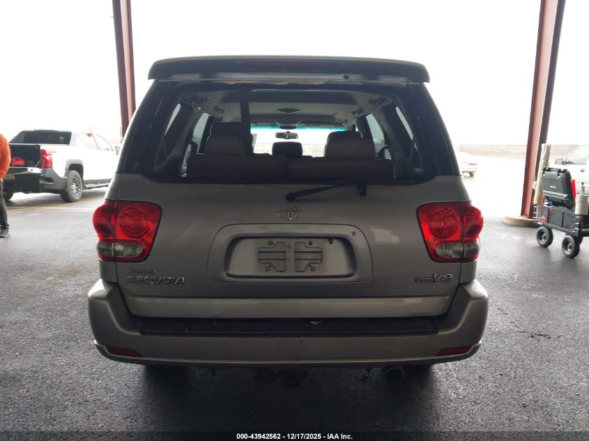 2007 Toyota Sequoia Limited V8 VIN: 5TDZT38A67S286098 Lot: 43942562