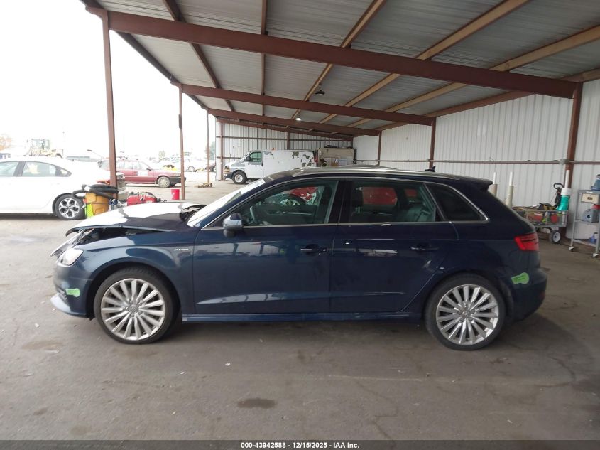 2017 Audi A3 E-Tron 1.4T Premium VIN: WAUTPBFF6HA098437 Lot: 43942588