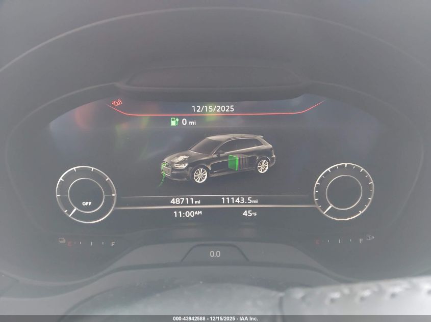 2017 Audi A3 E-Tron 1.4T Premium VIN: WAUTPBFF6HA098437 Lot: 43942588