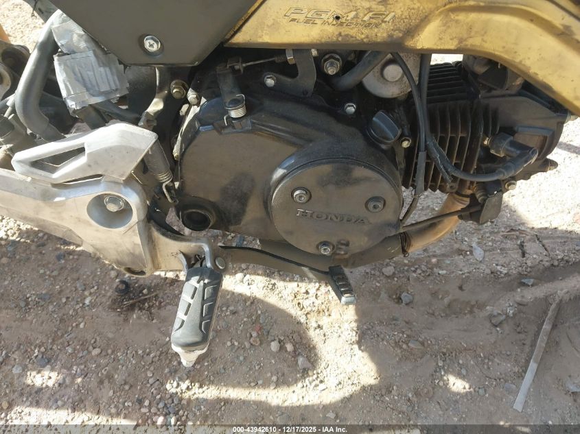 2019 Honda Grom 125 VIN: MLHJC7510K5103072 Lot: 43942610