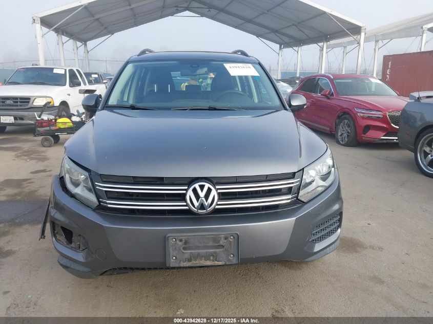 2016 Volkswagen Tiguan S VIN: WVGAV7AX7GW512397 Lot: 43942628