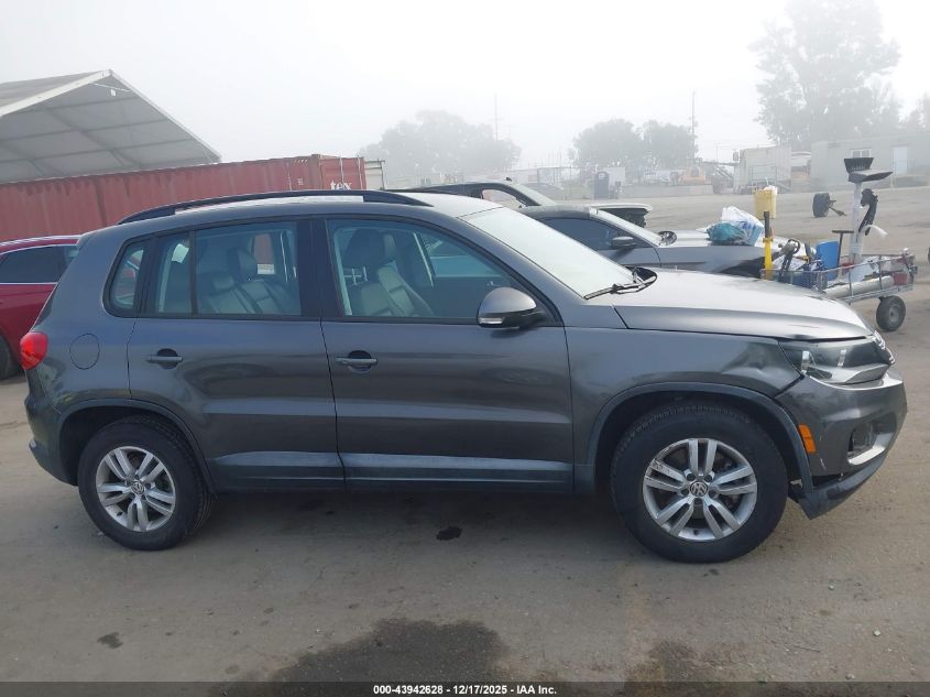 2016 Volkswagen Tiguan S VIN: WVGAV7AX7GW512397 Lot: 43942628