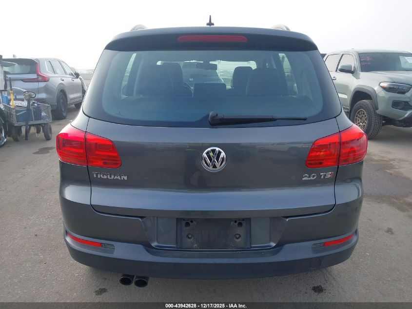 2016 Volkswagen Tiguan S VIN: WVGAV7AX7GW512397 Lot: 43942628