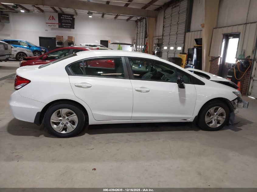 2015 Honda Civic Lx VIN: 2HGFB2F53FH535591 Lot: 43942639