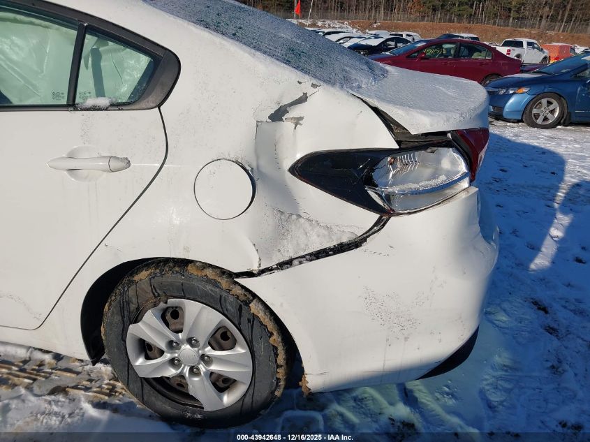 2017 Kia Forte Lx VIN: 3KPFK4A78HE148875 Lot: 43942648