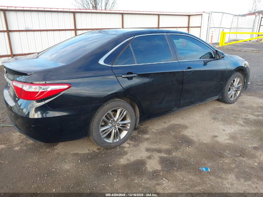 2016 Toyota Camry Se VIN: 4T1BF1FK8GU138518 Lot: 43942649