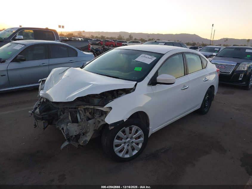 2014 Nissan Sentra Sv VIN: 3N1AB7AP4EY304578 Lot: 43942666