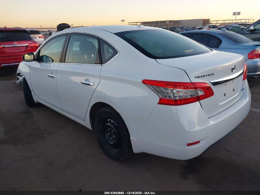 2014 Nissan Sentra Sv VIN: 3N1AB7AP4EY304578 Lot: 43942666