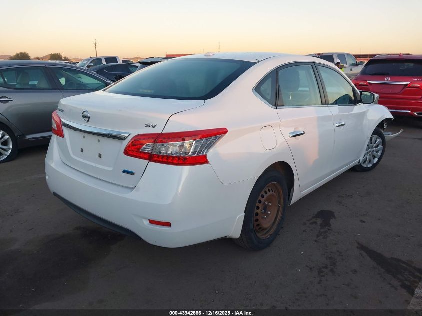 2014 Nissan Sentra Sv VIN: 3N1AB7AP4EY304578 Lot: 43942666