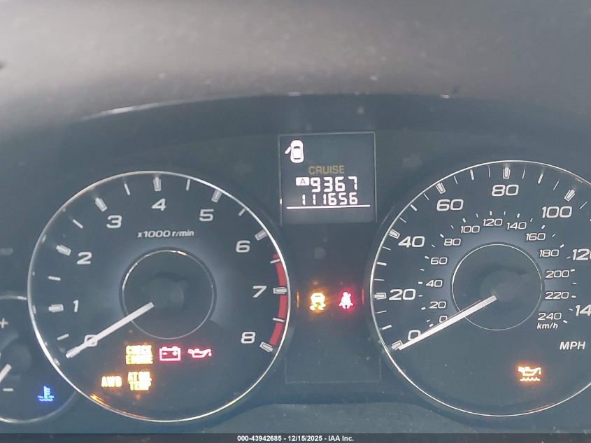 2012 Subaru Legacy 2.5I Premium VIN: 4S3BMCC68C3014939 Lot: 43942685