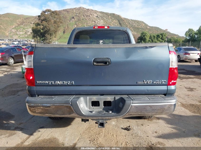 2006 Toyota Tundra Sr5 V8 VIN: 5TBDT44166S516168 Lot: 43942687