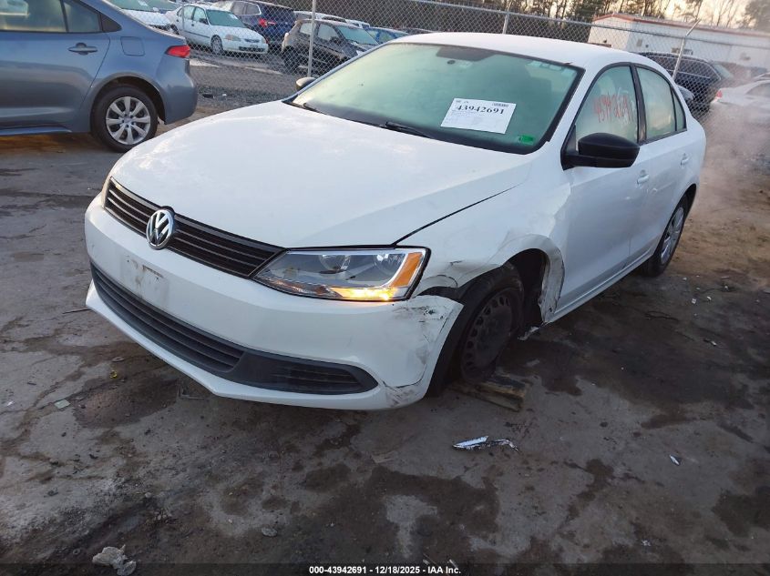 2014 Volkswagen Jetta 2.0L S VIN: 3VW2K7AJ3EM350095 Lot: 43942691