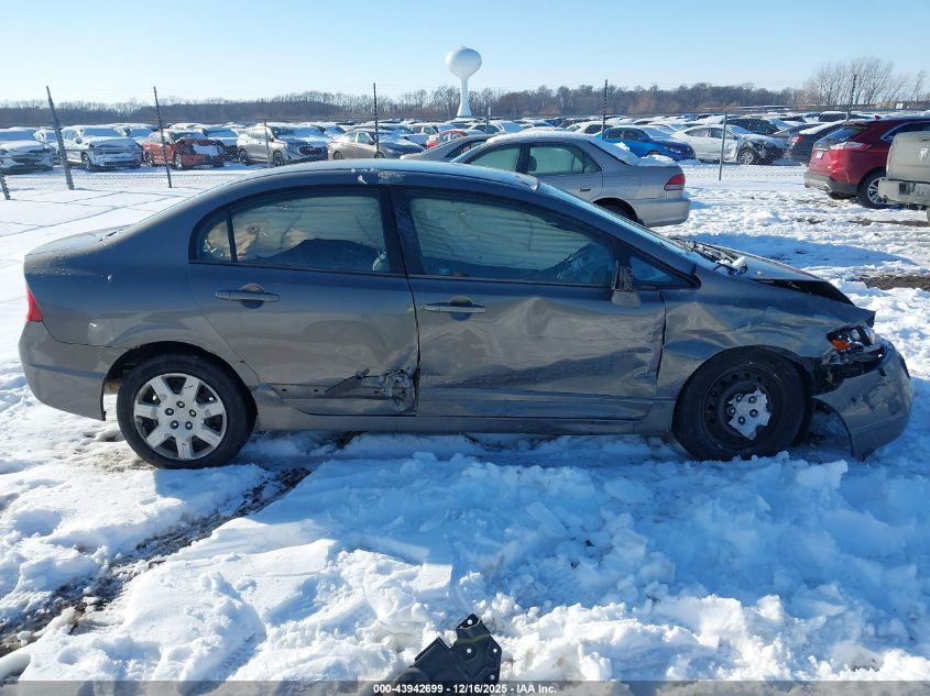 2007 Honda Civic Lx VIN: 1HGFA16597L047456 Lot: 43942699