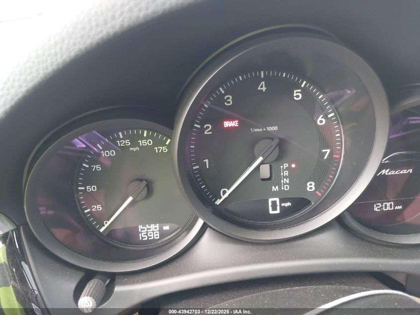 2025 Porsche Macan T VIN: WP1AA2A5XSLB11162 Lot: 43942703