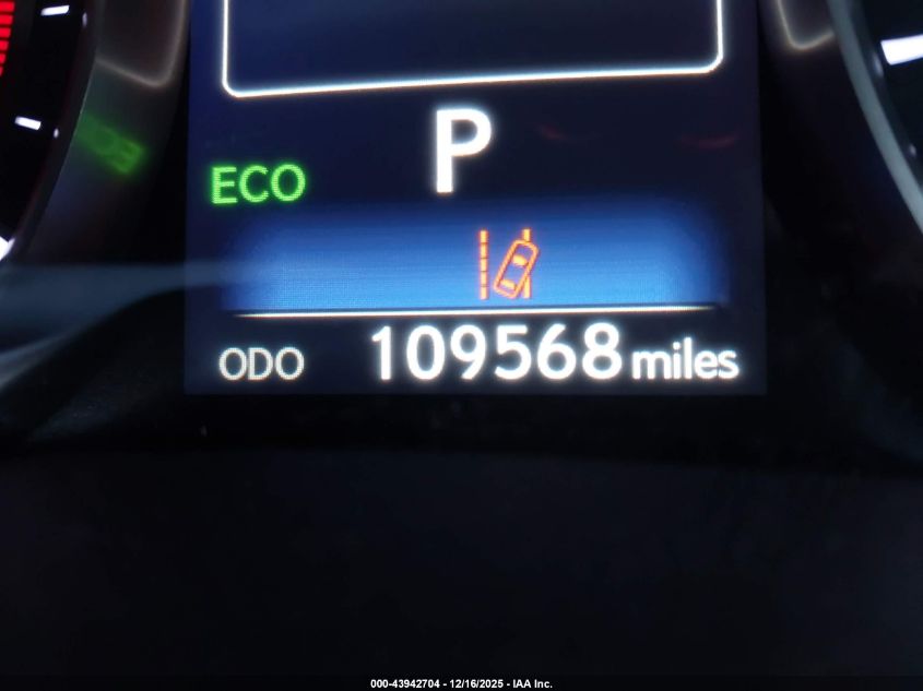 2016 Lexus Es 350 VIN: 58ABK1GGXGU015835 Lot: 43942704